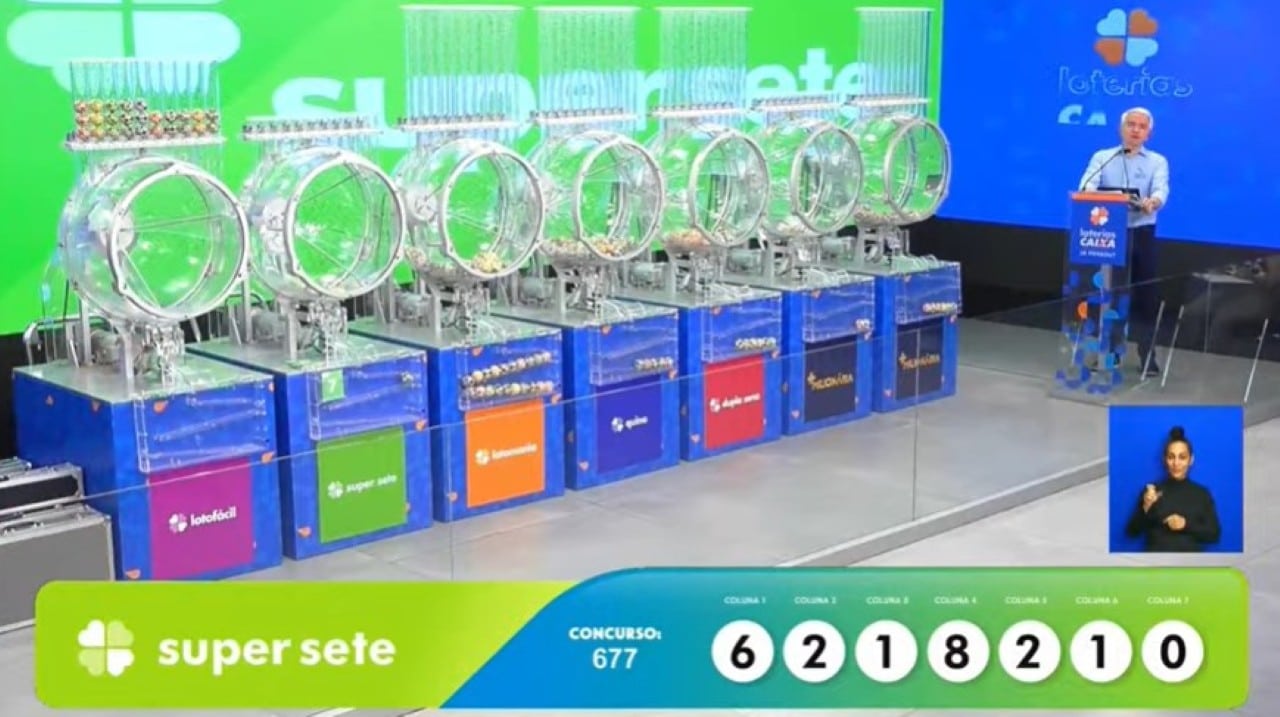 Resultado super sete 677 Caixa