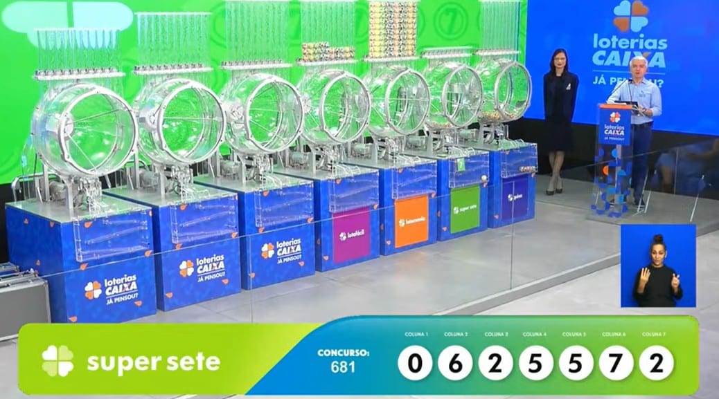 Resultado super sete 6861 Caixa