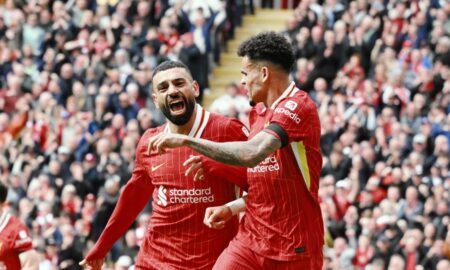 Salah e Luis Dias - Foto: x.com/LFC/