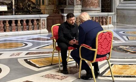 Trump e Zelensky Vaticano