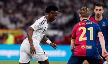 Vinicius Junior real madrid x barcelona