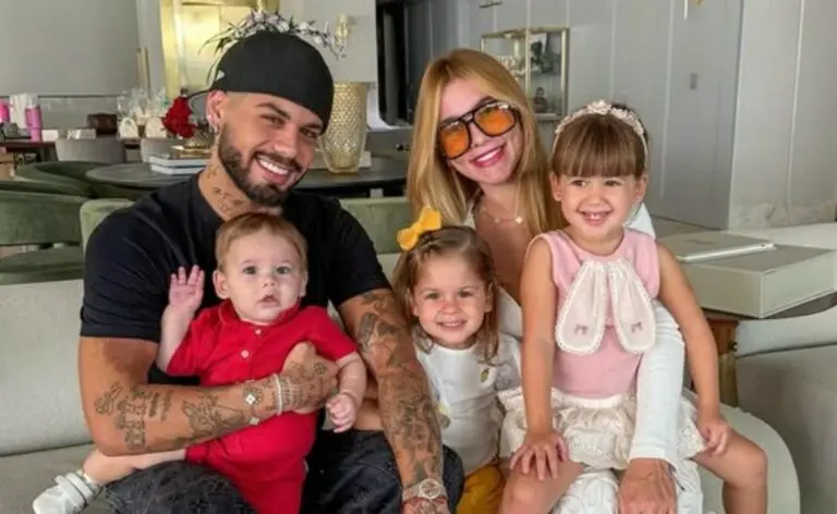 Virginia Fonseca com filhos