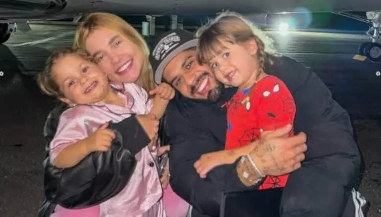 Virginia, Maria Flor, Maria Alice e José Leonardo