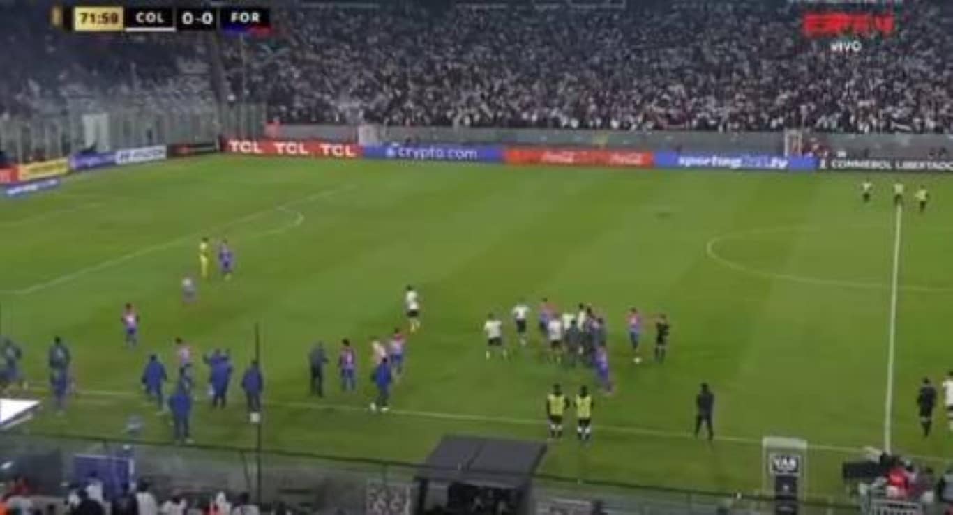 invasao espn fortaleza colo colo