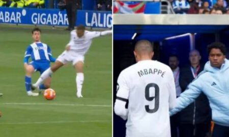 mbappe Real cartao vermelho