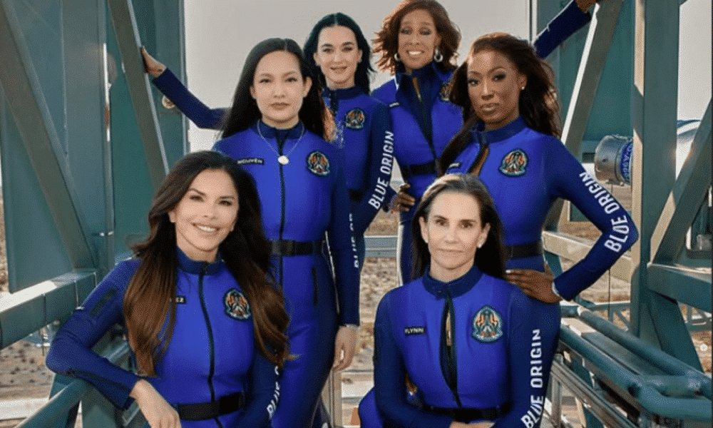 Voo espacial com Katy Perry marca primeira tripulação 100% feminina desde 1963