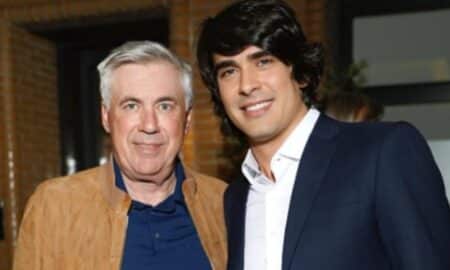 Ancelotti e Diego Fernandes
