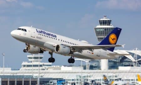 Avião da companhia Lufthansa