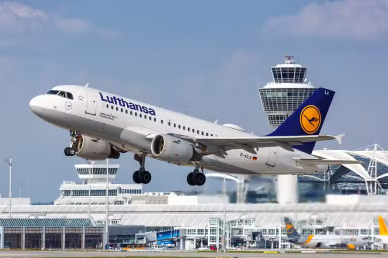 Avião da companhia Lufthansa