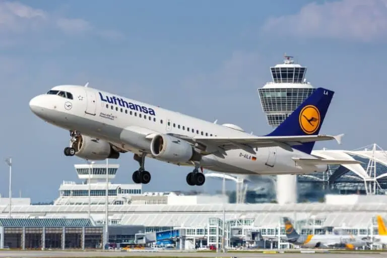 Avião da companhia Lufthansa