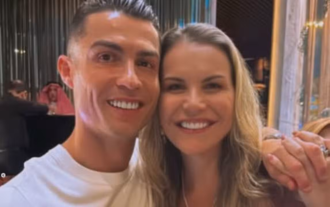 CR7 e a irmã Katia