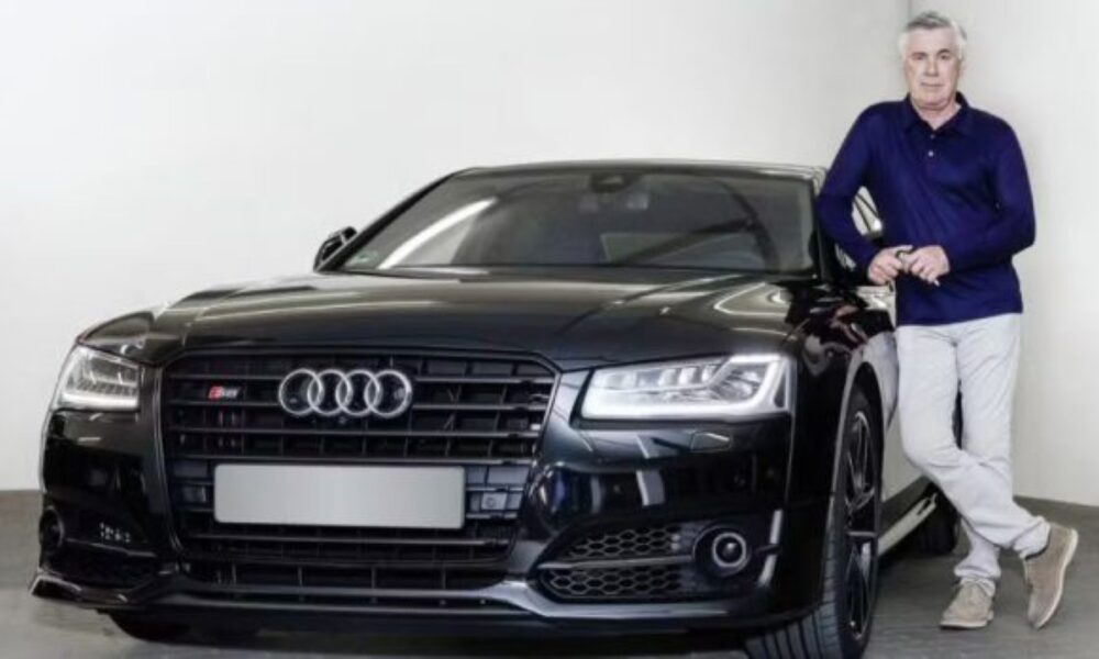 Ancelotti chega ao Brasil com carro blindado e prefere sedãs de luxo