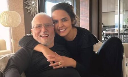 Carlos Alberto de Nóbrega e a atual esposa, Renata de Nóbrega — Foto Reprodução Instagram