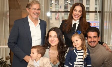 Claudia Raia e Edson Celulari e filhos