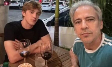 Edson Fieschi e namorado