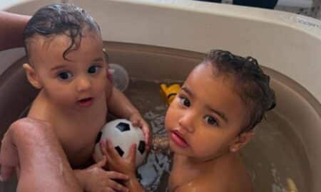 Post de Neymar com Mavie e Helena no Instagram viraliza com reações de amor
