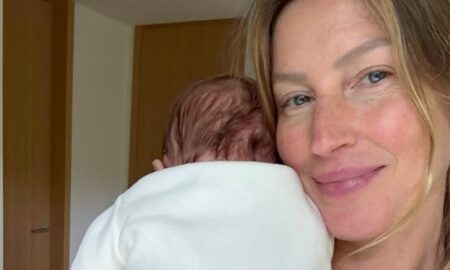 Gisele Bündchen e o filho caçula