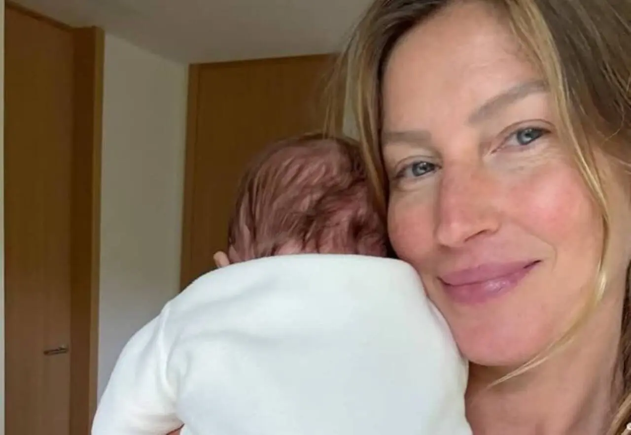 Gisele Bündchen e o filho caçula