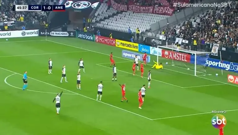 Gol do America de Cali