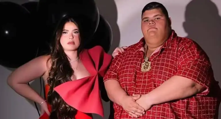 Gordão da XJ e Nicolle Caroline — Foto Reprodução Instagram