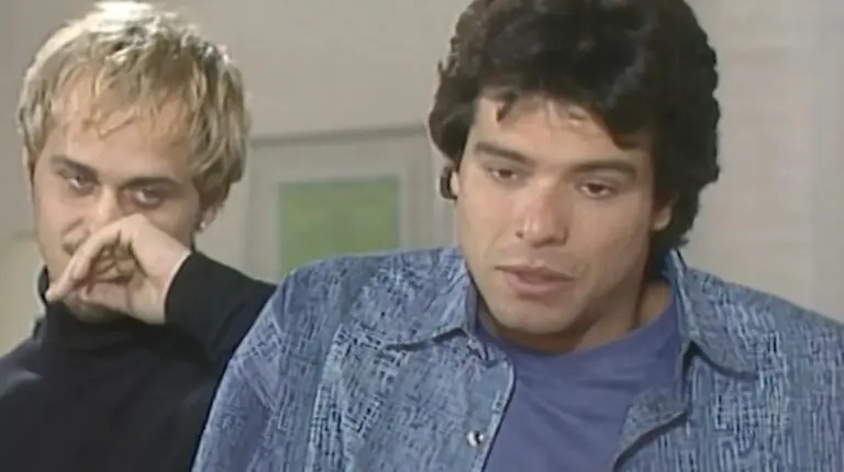 Guilherme Fontes e Maurício Mattar em A Viagem