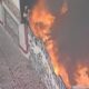 Incêndio em galpão em SP