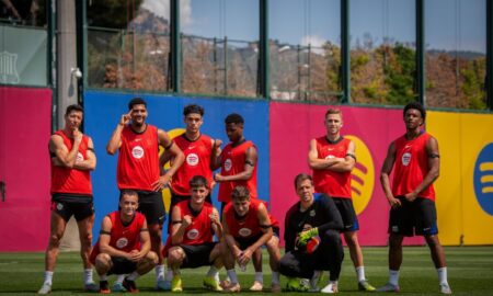 Jogadores do Barcelona