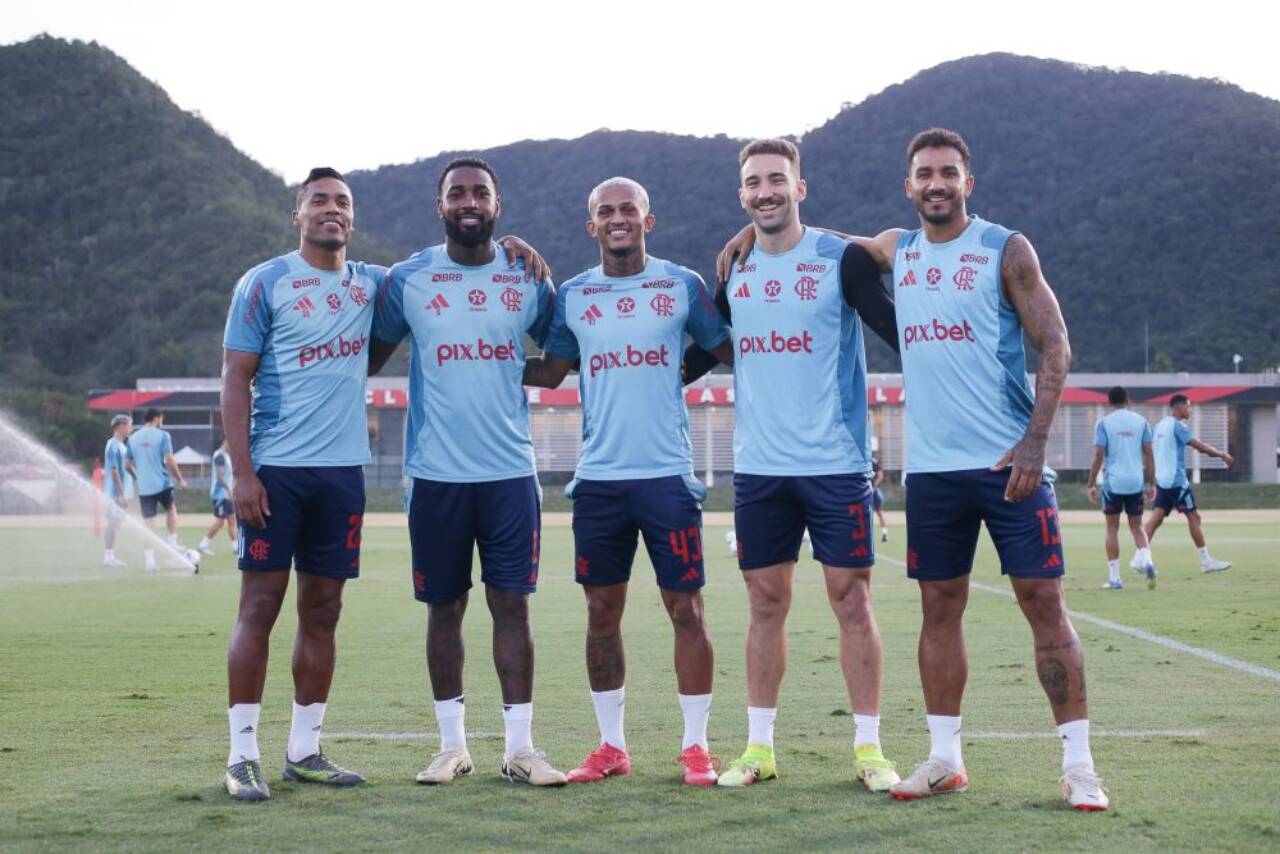 Jogadores do Flamengo