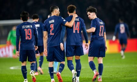 Jogadores do PSG