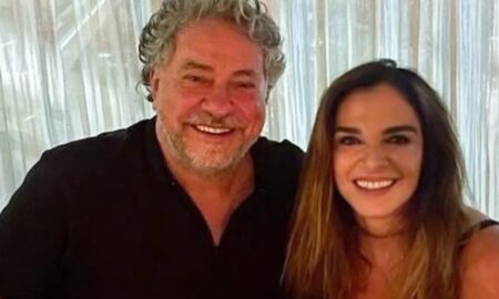 Julio Casares e Mara Carvalho