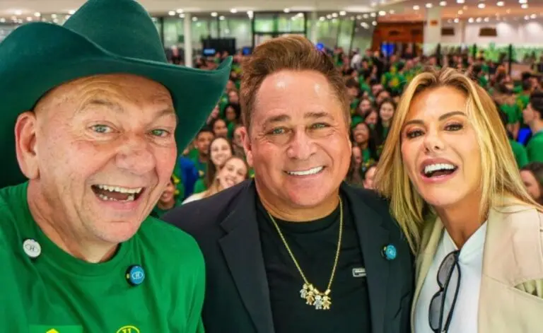 Luciano, Leonardo e Poliana