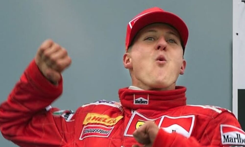 Michael Schumacher voyage en hélicoptère pour rencontrer sa première petite-fille