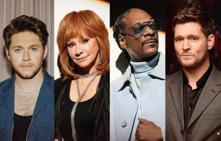 Niall Horan, Reba McEntire, Snoop Dogg, Michael Bublé