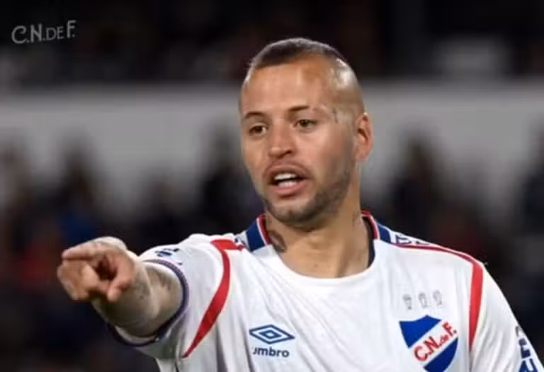 Nico López em ação pelo Nacional — Foto: Club Nacional de Football