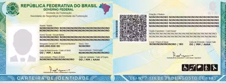 Nova carteira de identidade