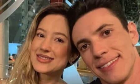 Professora Larissa Rodrigues e Luiz Antonio Garnica