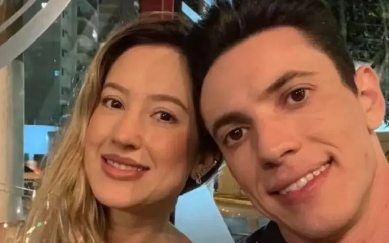 Professora Larissa Rodrigues e Luiz Antonio Garnica