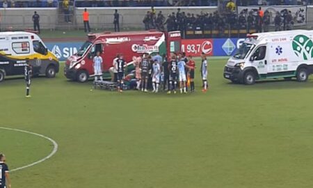 Remo x Paysandu choque de cabeça
