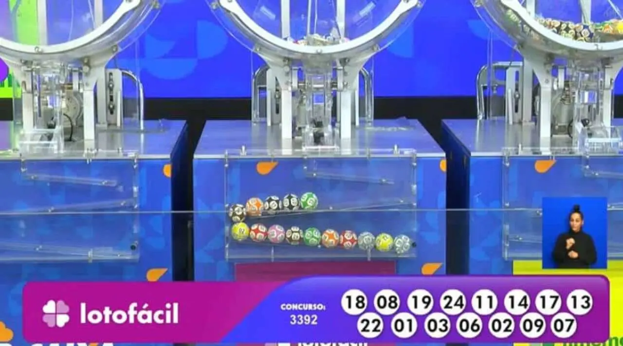 Resultado Lotofácil 3392
