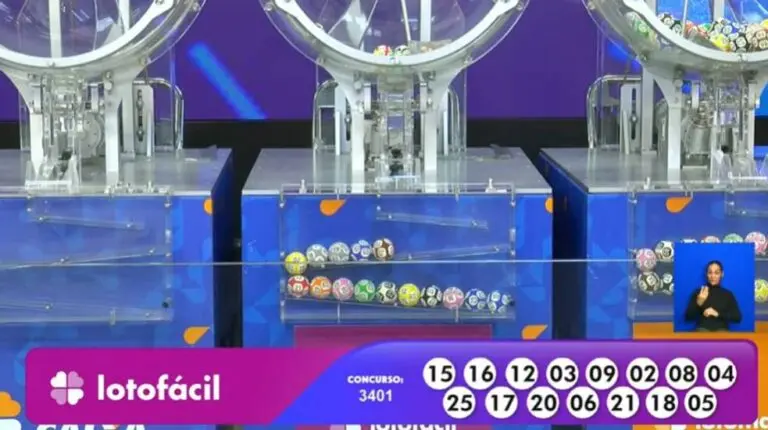 Resultado Lotofácil 3401