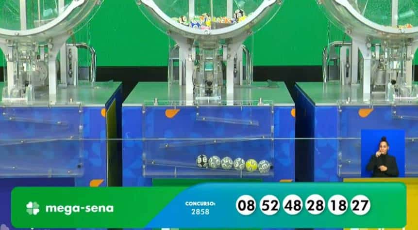Resultado Mega-Sena 2858 na Caixa com R$ 11 milhões neste sábado