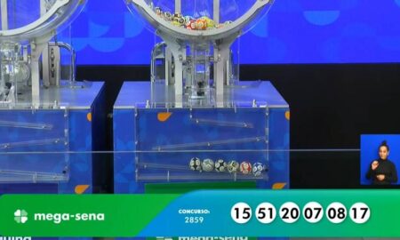 Resultado Mega-Sena 2859 tem prêmio na Caixa de R$ 17,5 milhões nesta terça: 15 - 51 - 20 - 07 - 08 - 17