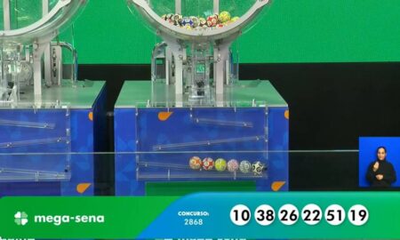 Resultado Mega-Sena 2868 com prêmio acumulado de R$ 6,8 milhões na Caixa