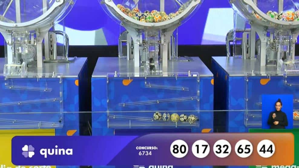 Resultado Quina 6734