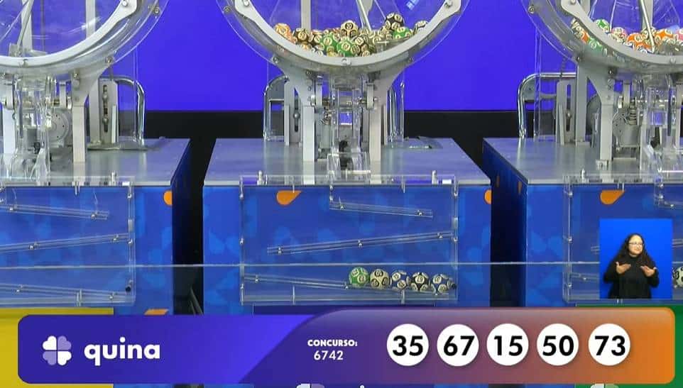 Resultado Quina 6742
