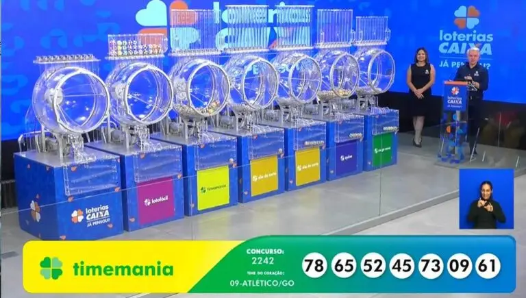 Resultado Timemania 2242