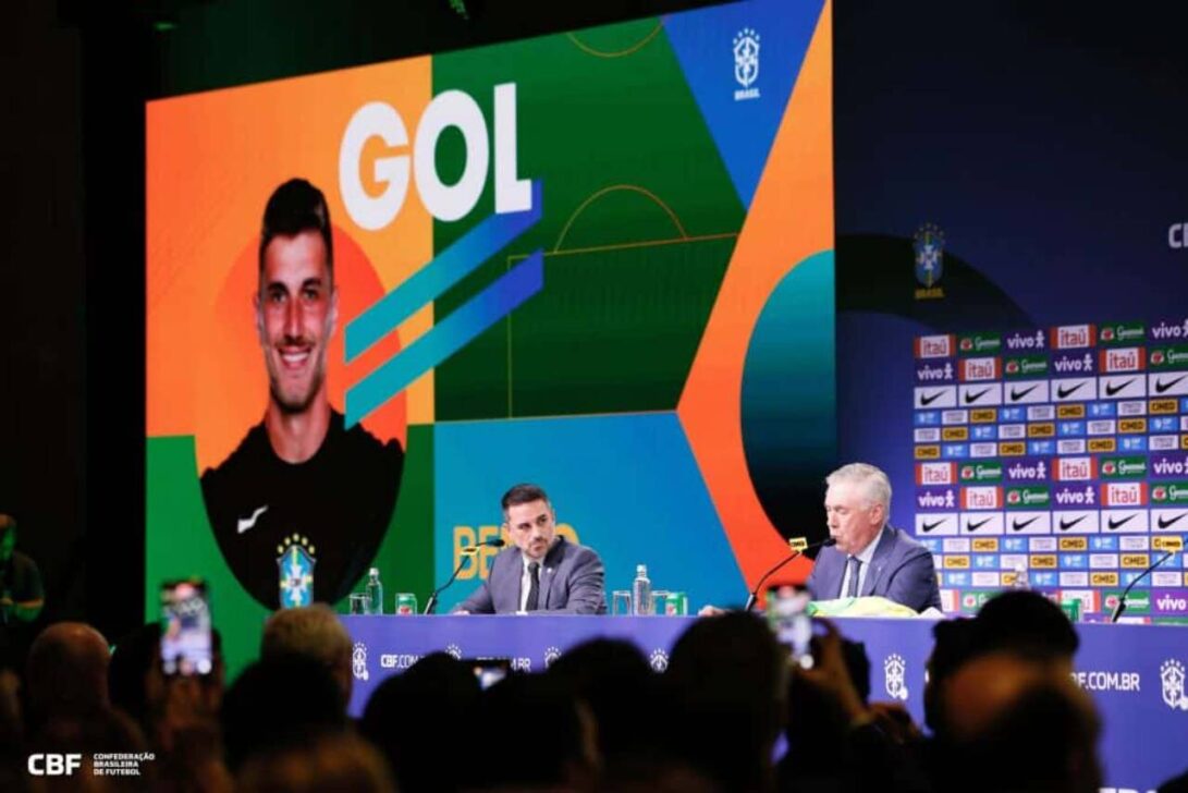 Rodrigo Caetano e Carlo Ancelotti
