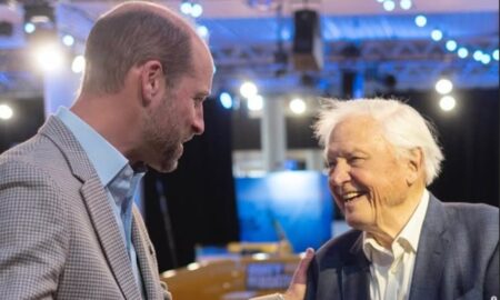 Prince William and Sir David