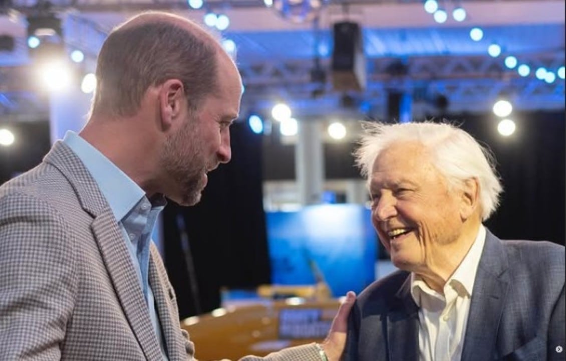 Prince William and Sir David