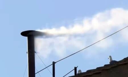 White smoke